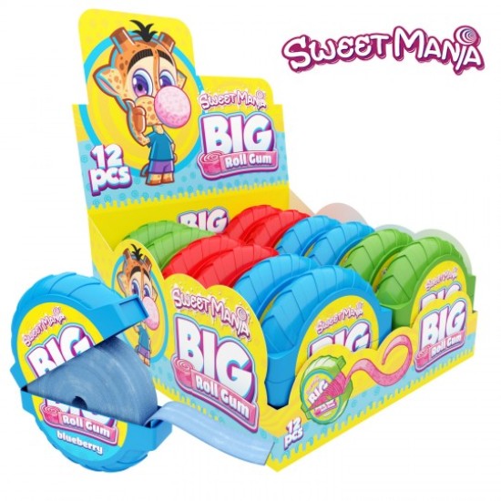 Sweetmania Big Roll Gum - 40g