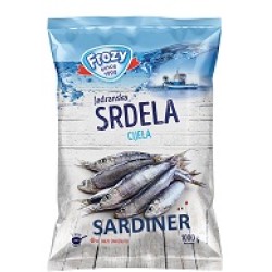 Hela sardiner från Adriatiska havet - 1000g 