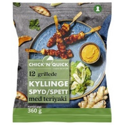 Kycklingspett Teriyaki 12-pack - 360g