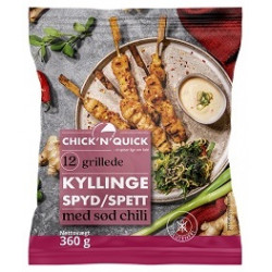 Kycklingspett Sweet Chili 12-pack - 360g